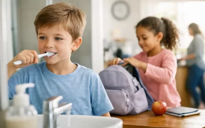 Rotinas para crianças em idade escolar